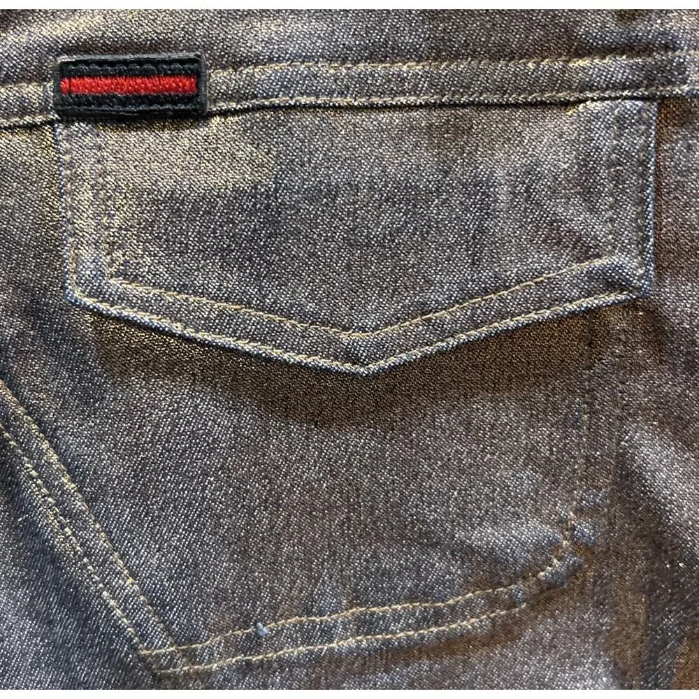 Womens/Jrs FUBU Y2K Metallic Straight Leg Jeans Size 5/6 Jacket Size 7/8 *D2